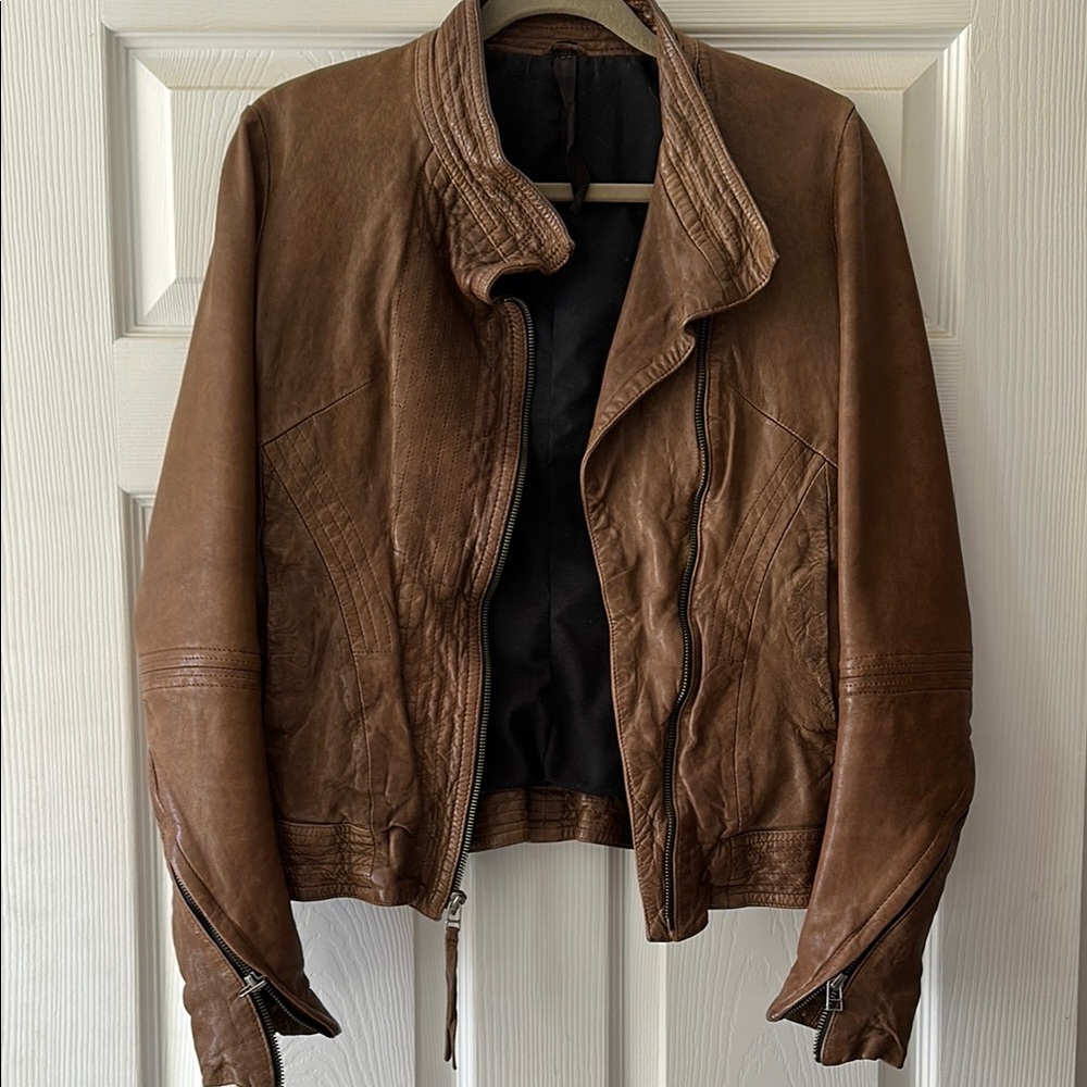 Improvd Moroccan Lambskin Leather Jacket S